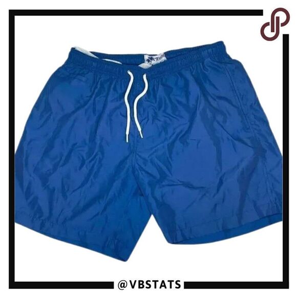 XL Trunks Blue Swim Trunks - Picture 1 of 4